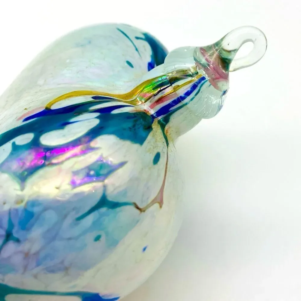 Borowski Glass Heart Shaped Christmas Tree Ornament